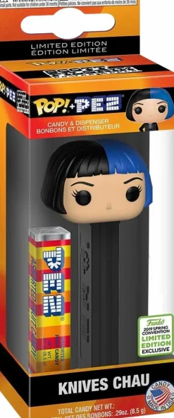 Funko Convention Exclusives>Scott Pilgrim vs. the World - Knives Chau Pop! Pez Dispenser (2019 Spring Convention Exclusive)
