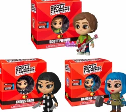 Funko Convention Exclusives>Scott Pilgrim vs The World - Bread Makes You Fat? 5 Star 4” Vinyl Figure Bundle (2019 Fall Convention Exclusive) (Set of 3)