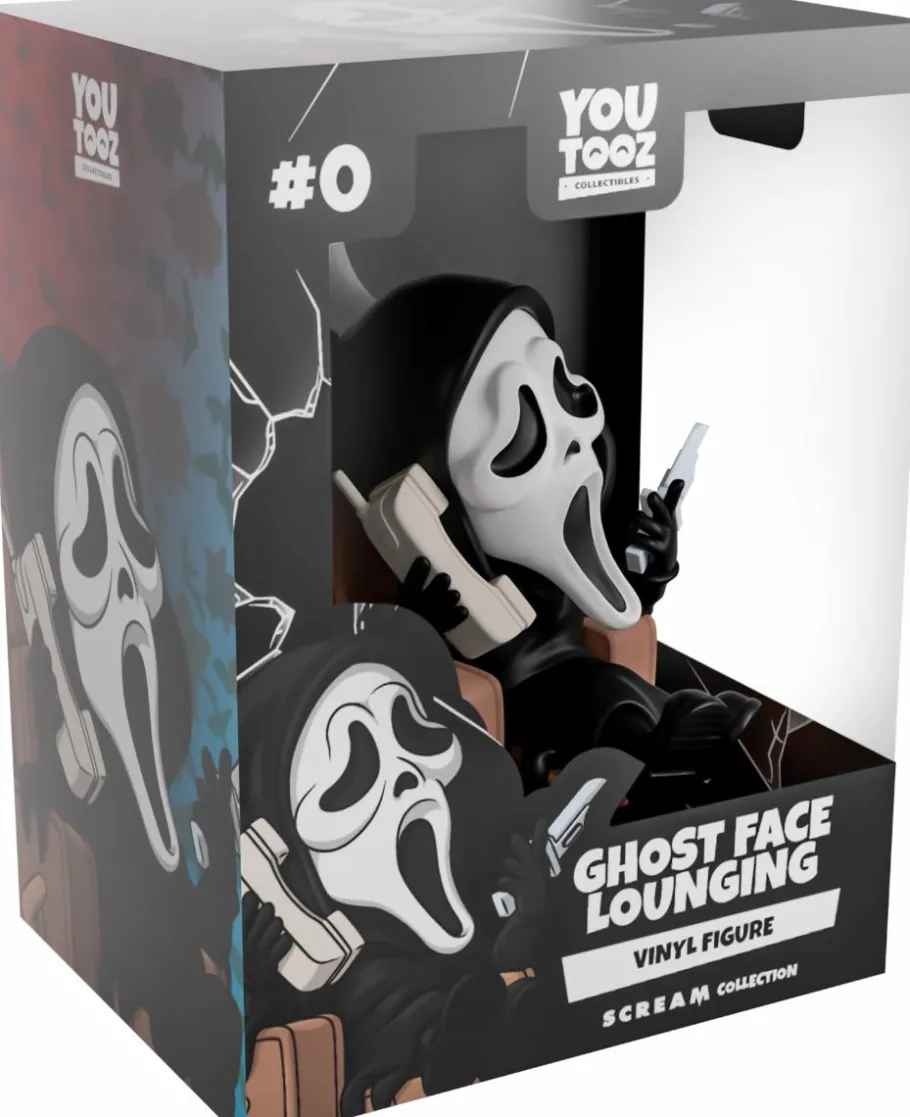 Designer Vinyl>Scream - Ghostface Lounging 4" Vinyl Figure