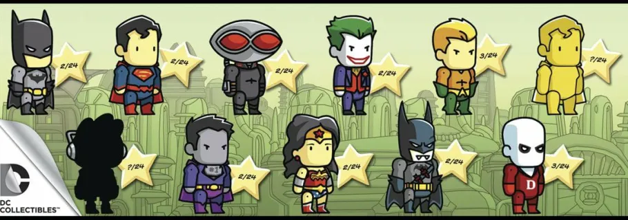 Blind Box>Scribblenauts - Unmasked Blind Box Figures Series 1 Single Blind Box