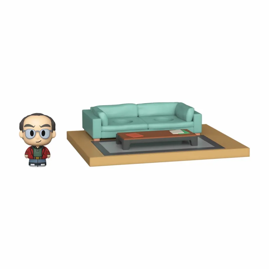 Designer Plush>Seinfeld - George Costanza with Jerry’s Apartment Diorama Mini Moments Vinyl Figure