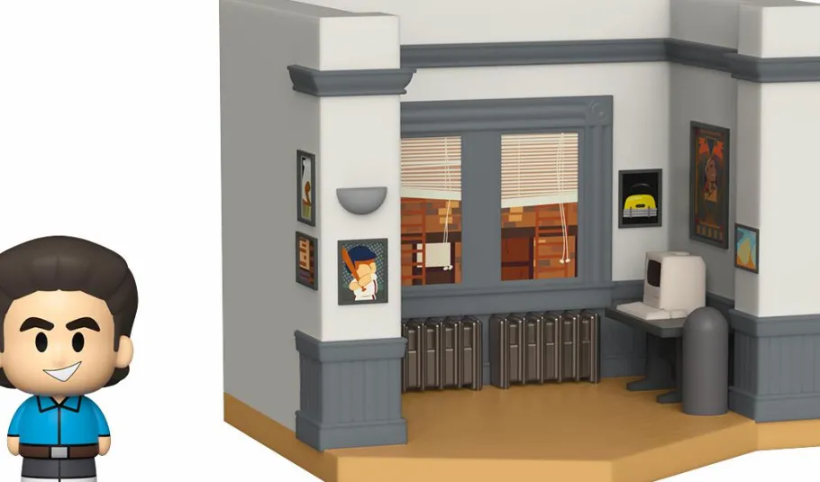 Designer Vinyl>Seinfeld - Jerry with Jerry’s Apartment Diorama Mini Moments Vinyl Figure