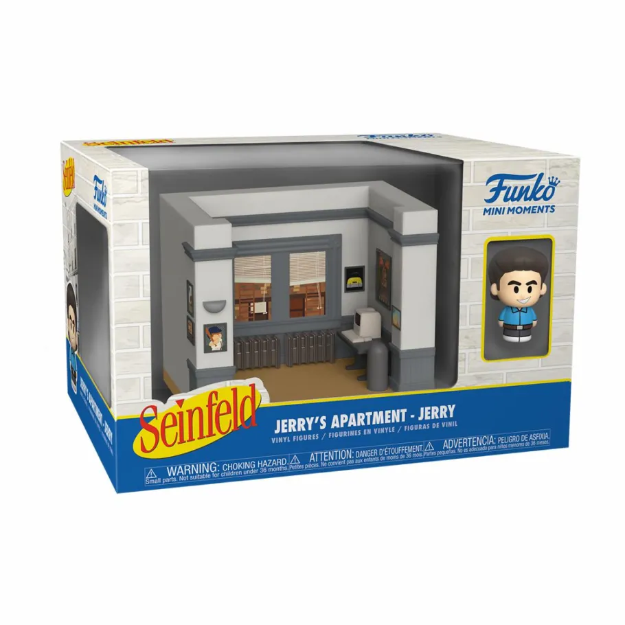 Designer Vinyl>Seinfeld - Jerry with Jerry’s Apartment Diorama Mini Moments Vinyl Figure
