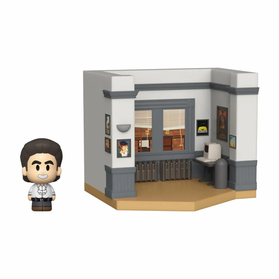 Designer Vinyl>Seinfeld - Jerry with Jerry’s Apartment Diorama Mini Moments Vinyl Figure