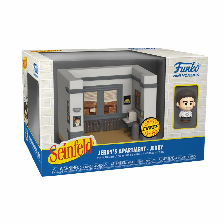 Designer Vinyl>Seinfeld - Jerry with Jerry’s Apartment Diorama Mini Moments Vinyl Figure