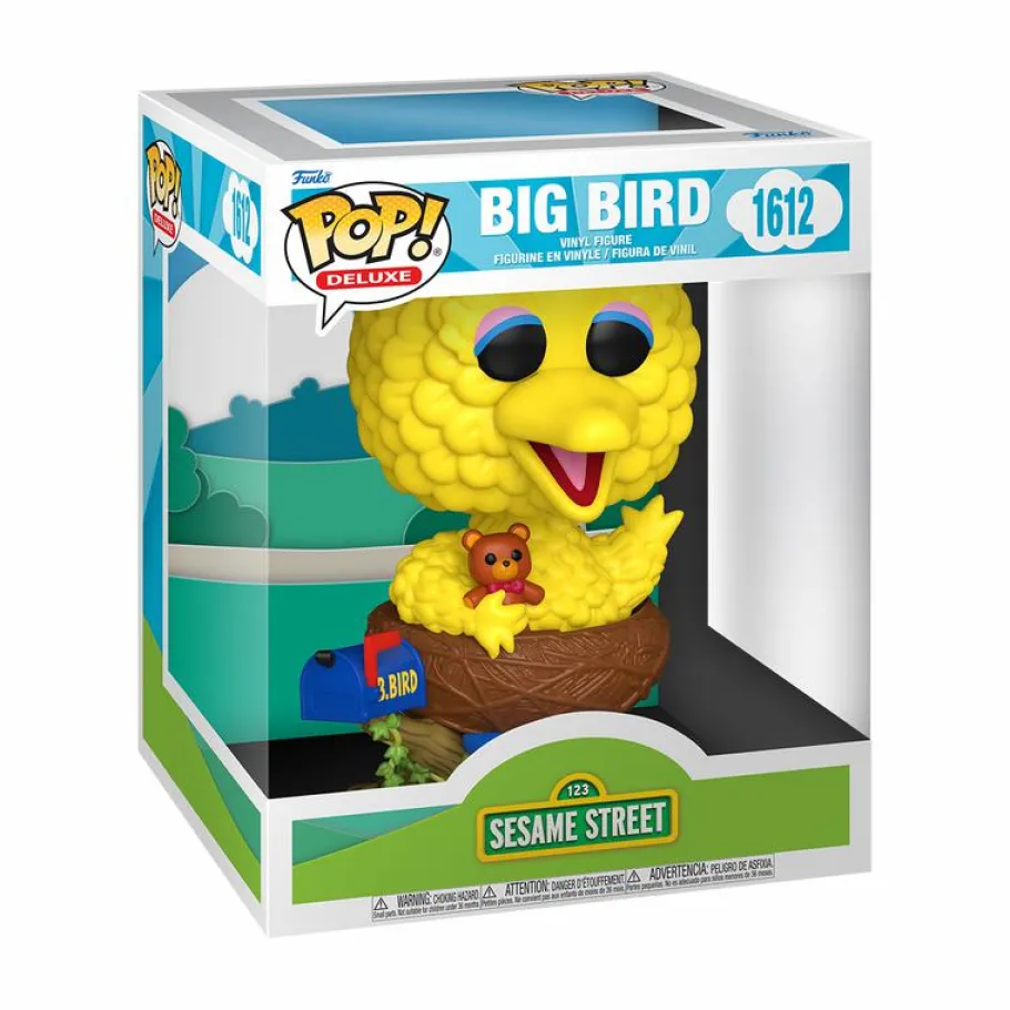 Pop! Deluxe>Sesame Street - Big Bird in Nest Deluxe Pop! Vinyl Figure
