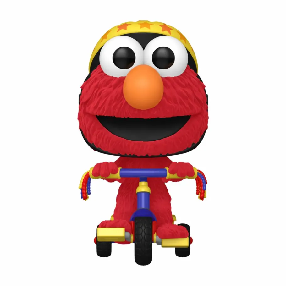 Pop! Rides & Town>Sesame Street - Elmo on Trike Flocked Pop! Rides Vinyl Figure