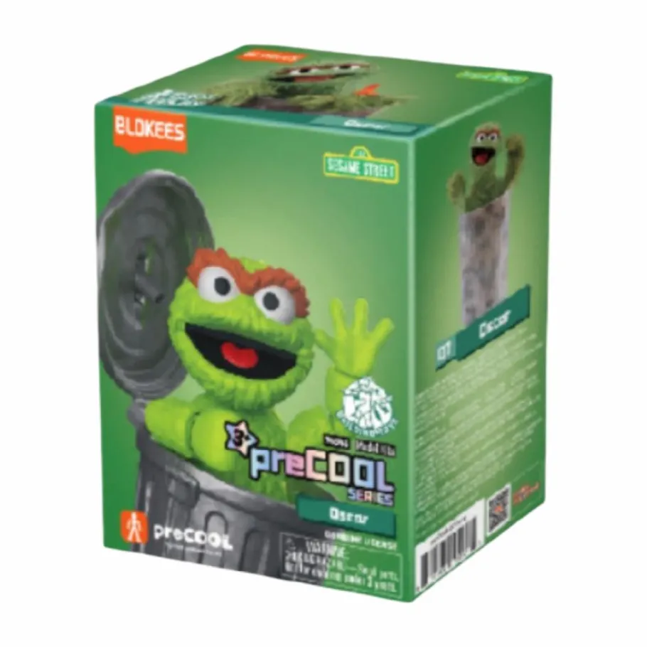 Diy (Do-It-Yourself)>Sesame Street - Oscar preCool Articulated Model Kit
