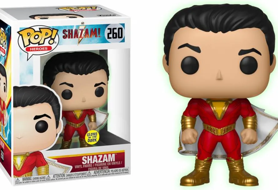 Standard Pop!>Shazam! (2019) - Glow in the Dark Pop! Vinyl Figure