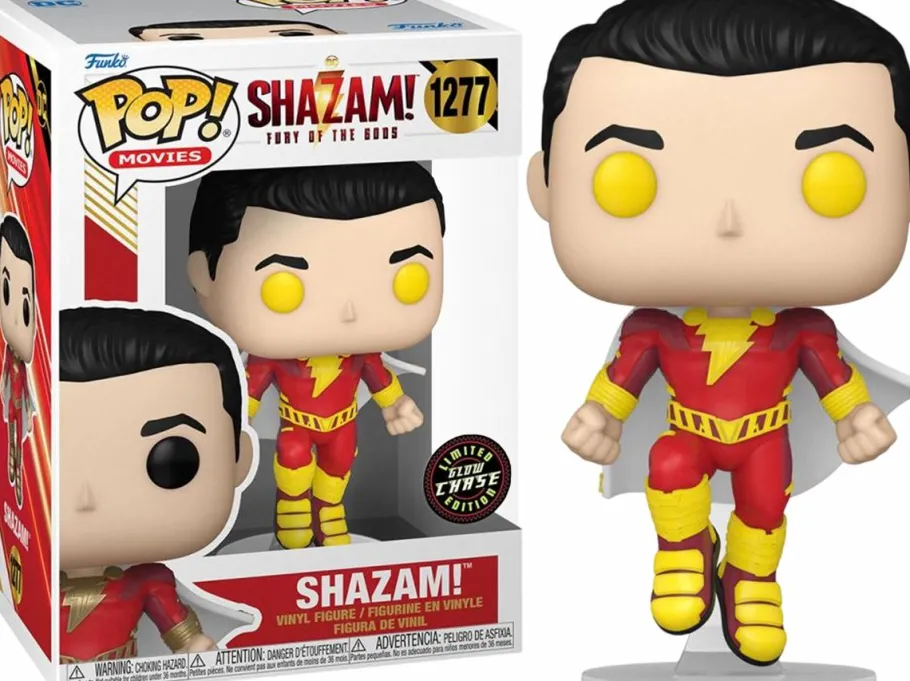 Pop! Chases, Vault, Limited Editions, Ppp Items>Shazam! Fury of the Gods (2023) - Pop! Vinyl Figure in Acrylic Pop! Protector (Chase Variant)