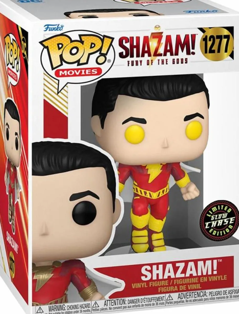 Pop! Chases, Vault, Limited Editions, Ppp Items>Shazam! Fury of the Gods (2023) - Pop! Vinyl Figure in Acrylic Pop! Protector (Chase Variant)