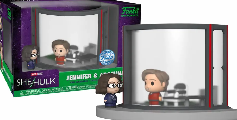 Pop! Moments>She-Hulk : Attorney at Law (2022) - Jennifer & Abomination Diorama Mini Moments Vinyl Figure
