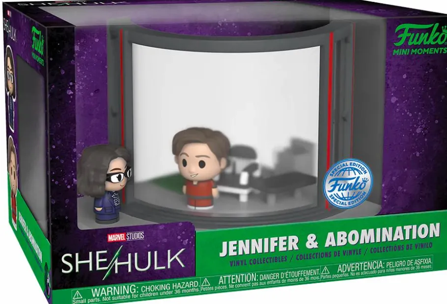 Pop! Moments>She-Hulk : Attorney at Law (2022) - Jennifer & Abomination Diorama Mini Moments Vinyl Figure