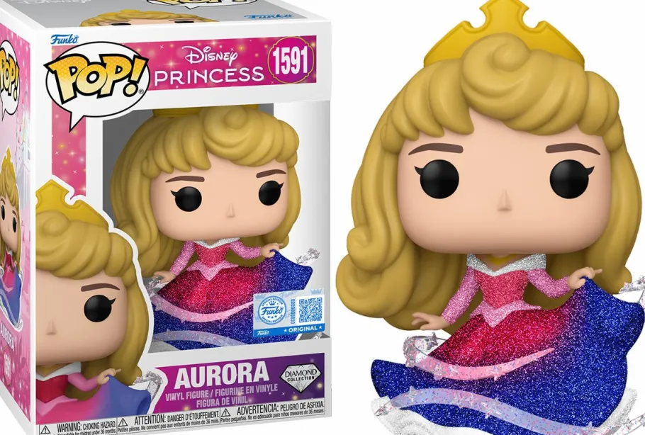 Standard Pop!>Sleeping Beauty - Aurora Diamond Glitter Pop! Vinyl Figure