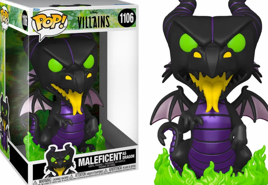 Super-Sized Pop!>Sleeping Beauty - Maleficent as Dragon Jumbo 10" Pop! Vinyl Figure