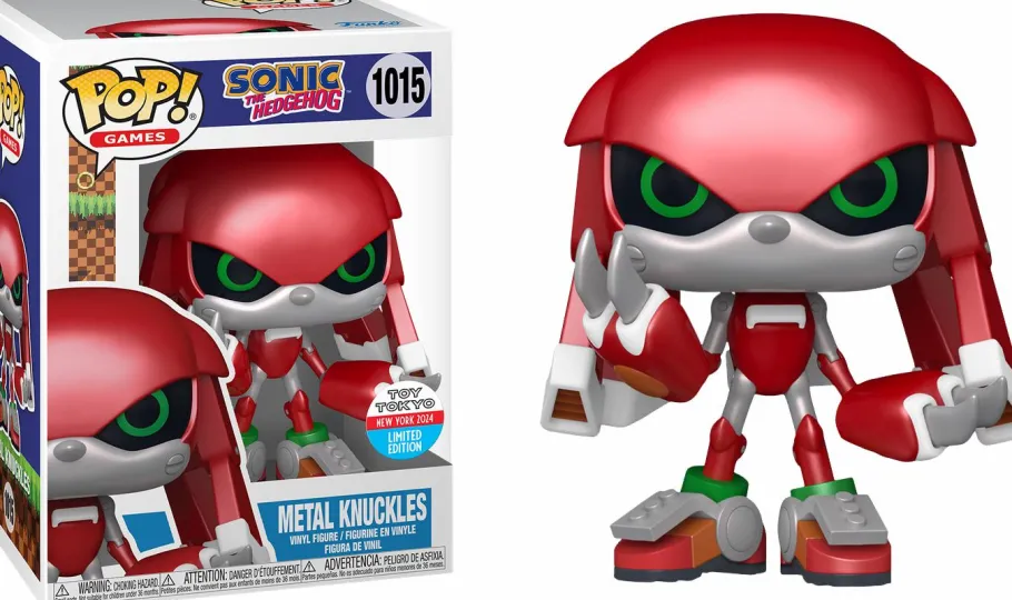Funko Convention Exclusives>Sonic the Hedgehog - Metal Knuckles Pop! Vinyl Figure (2024 Fall Convention Exclusive)