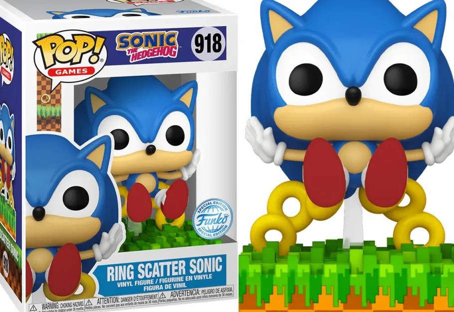 Standard Pop!>Sonic the Hedgehog - Ring Scatter Sonic Pop! Vinyl Figure