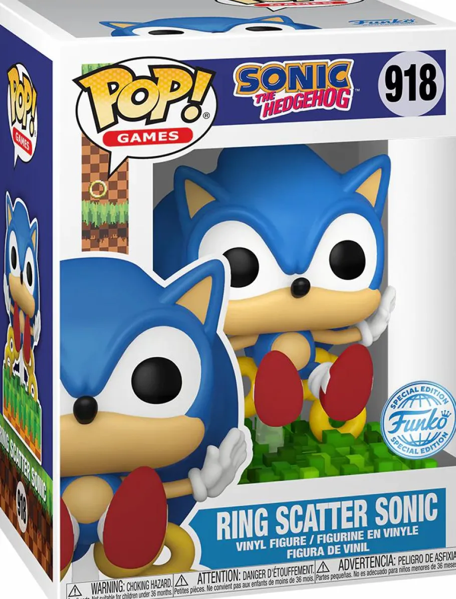 Standard Pop!>Sonic the Hedgehog - Ring Scatter Sonic Pop! Vinyl Figure