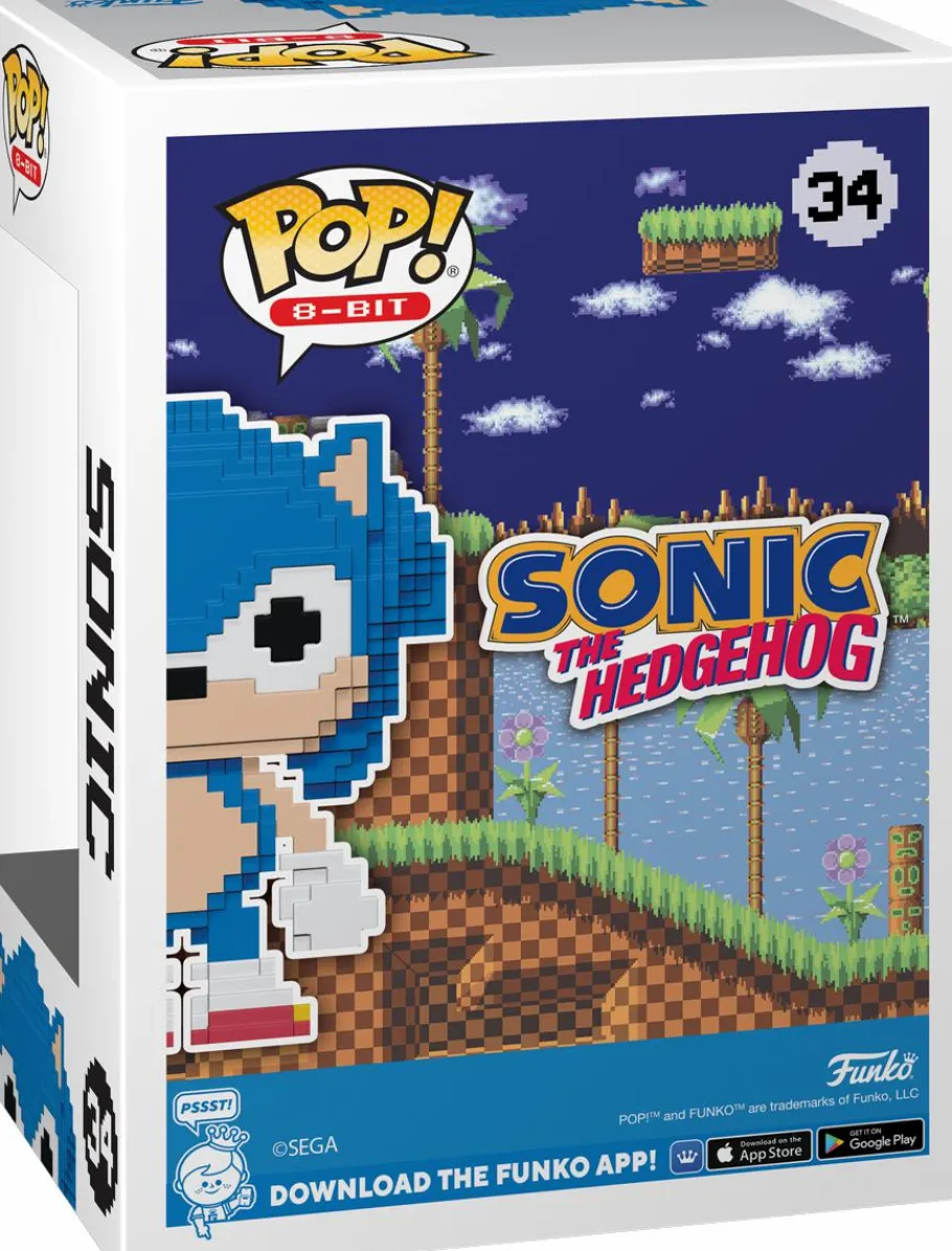 Standard Pop!>Sonic the Hedgehog - Sonic 8-Bit Pop! Vinyl Figure