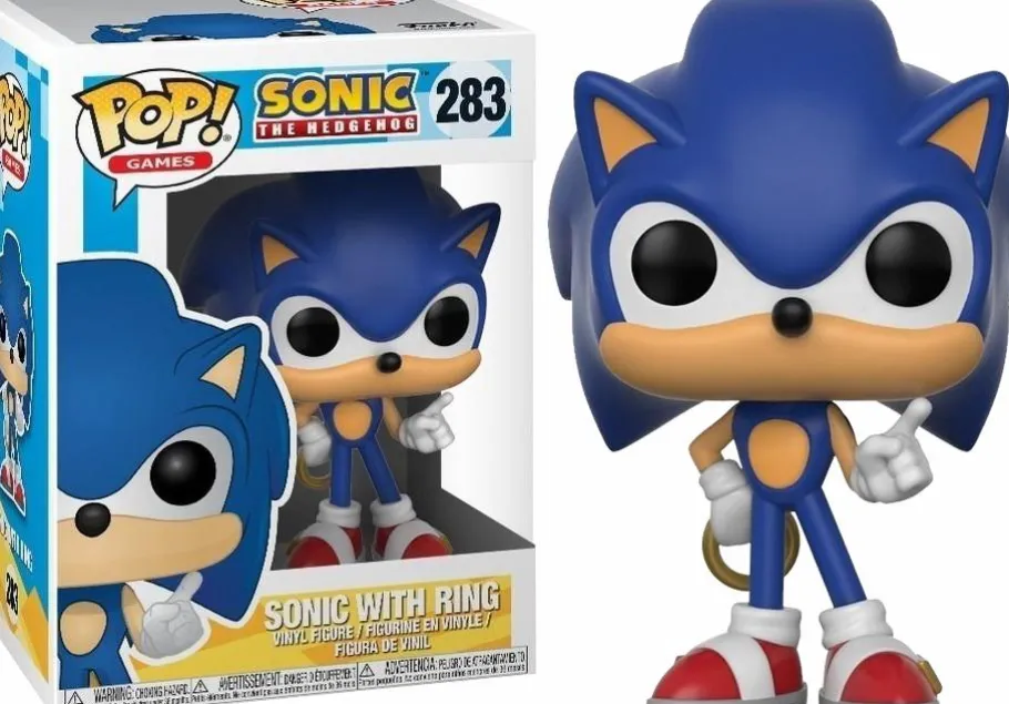 Standard Pop!>Sonic the Hedgehog - Sonic with Ring Pop! Vinyl Figure