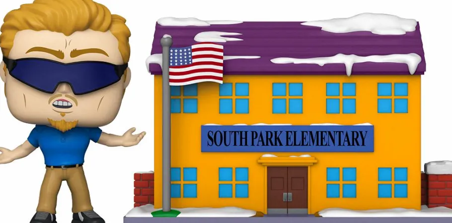 Pop! Rides & Town>South Park - PC Principal with Elementary Pop! Town Vinyl Figure