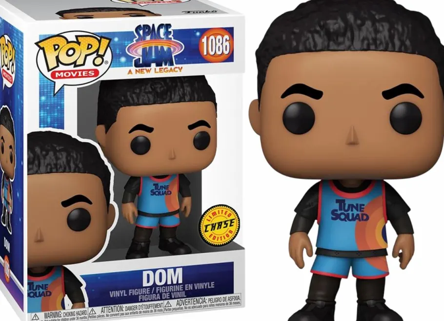 Pop! Chases, Vault, Limited Editions, Ppp Items>Space Jam 2: A New Legacy - Dom Pop! Vinyl Figure in Acrylic Pop! Protector (Chase Variant)