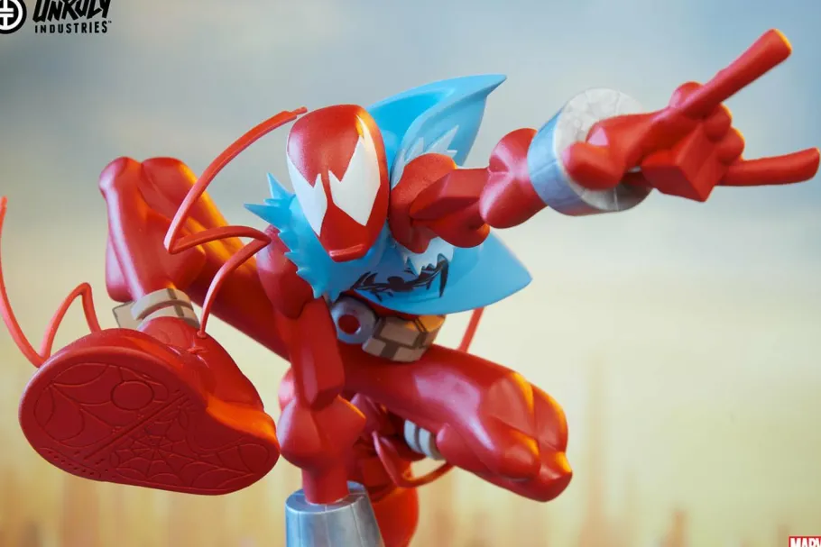 Designer Vinyl>Spider-Man - Scarlet Spider 5” Vinyl Figure by Tracy Tubera