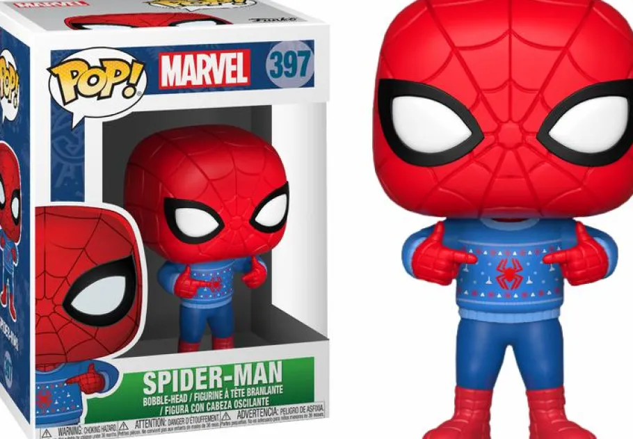 Standard Pop!>Spider-Man - in Ugly Christmas Sweater Pop! Vinyl Figure