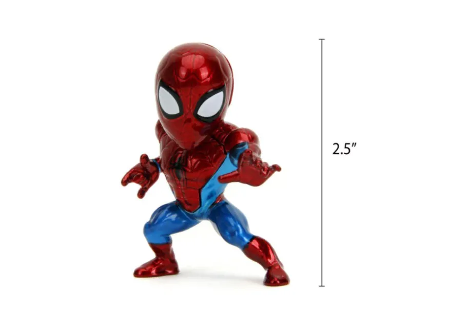 Die-Cast Figures>Spider-Man - , Miles Morales & Venom Metalfigs 2.5" Die-Cast Figure 3-Pack