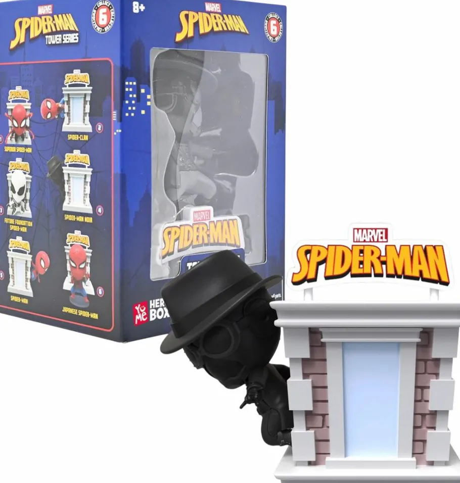 Designer Vinyl>Spider-Man - Noir Tower Series Hero Box 3" Vinyl Figure