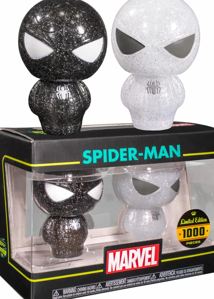Designer Vinyl>Spider-Man - White & Black XS Hikari Vinyl Figure 2-Pack