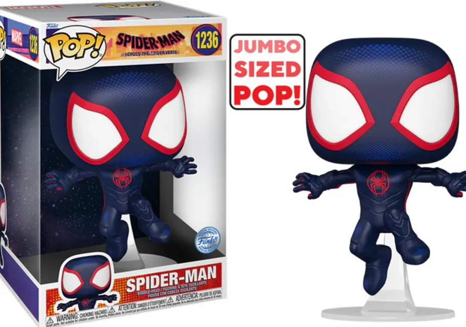 Super-Sized Pop!>Spider-Man : Across the Spider-Verse - Miles Morales as 10" Jumbo Pop! Vinyl Figure