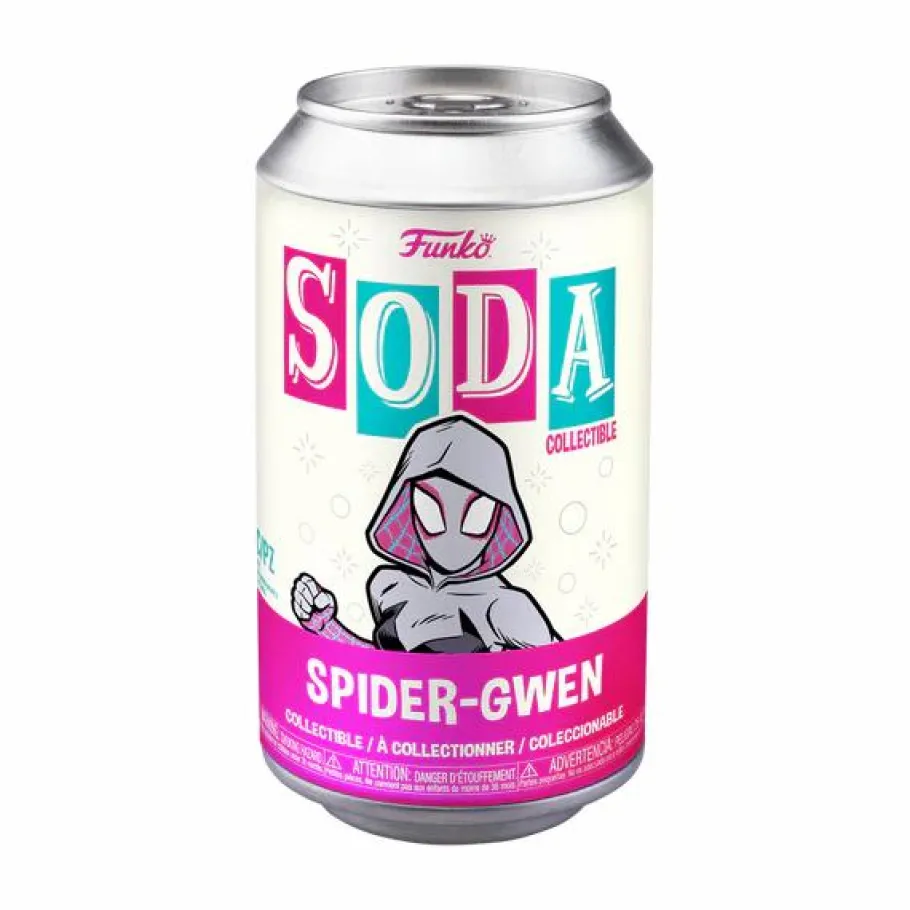 Designer Vinyl>Spider-Man : Across the Spider-Verse - Spider-Gwen Vinyl SODA Figure in Collector Can