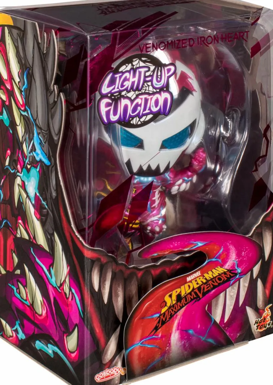 Designer Vinyl>Spider-Man : Maximum Venom - Venomized Iron Heart Cosbaby (S) Hot Toys Figure