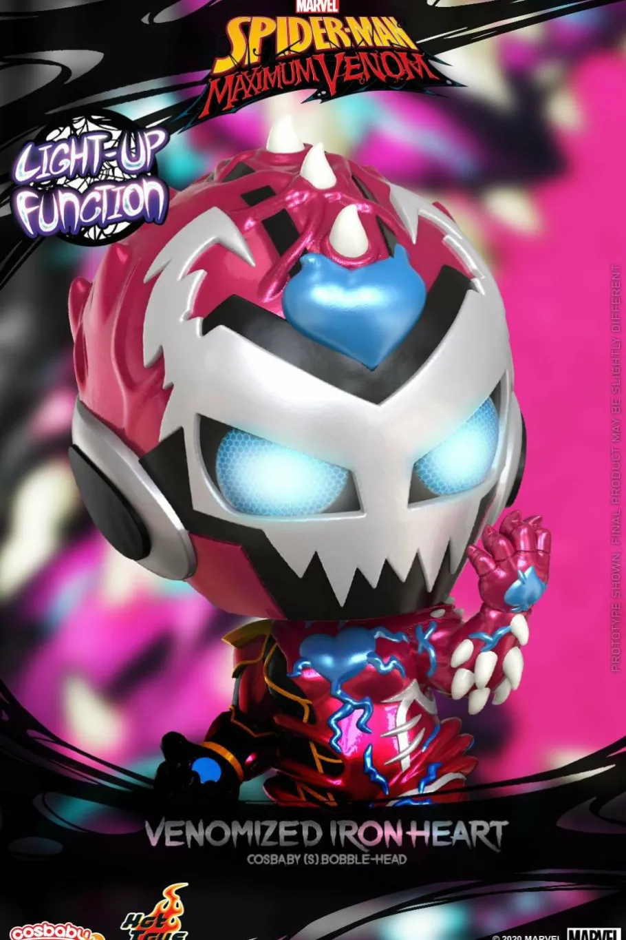 Designer Vinyl>Spider-Man : Maximum Venom - Venomized Iron Heart Cosbaby (S) Hot Toys Figure