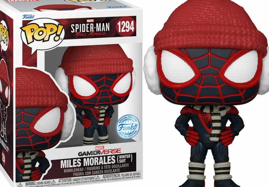 Standard Pop!>Spider-Man : Miles Morales - Miles Morales (Winter Suit) Pop! Vinyl Figure