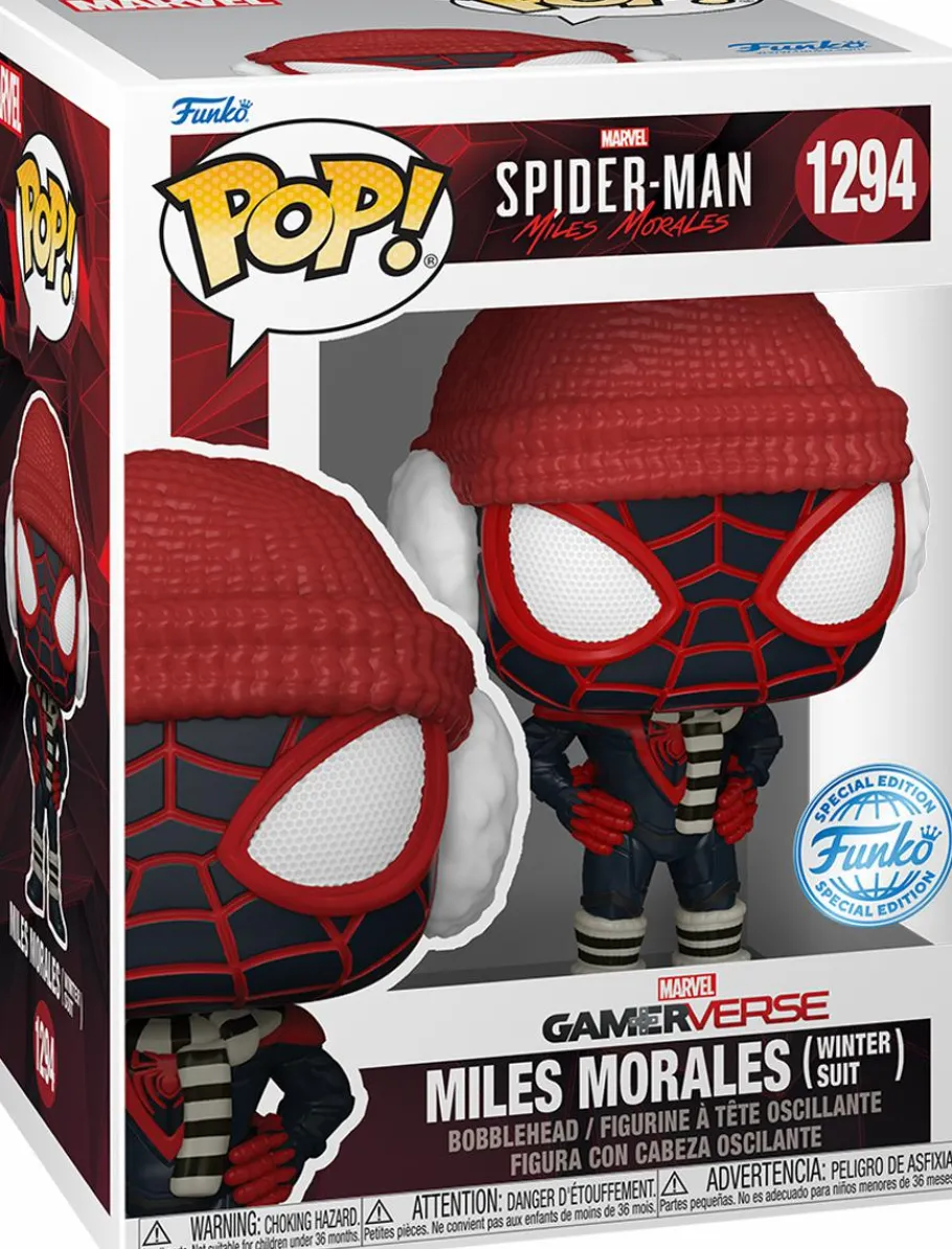 Standard Pop!>Spider-Man : Miles Morales - Miles Morales (Winter Suit) Pop! Vinyl Figure