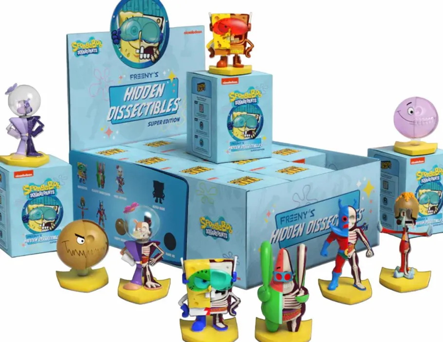 Designer Vinyl>SpongeBob SquarePants - Freeny's Hidden Dissectibles Series 04 Super Edition Blind Box Vinyl Figure (Display of 12)