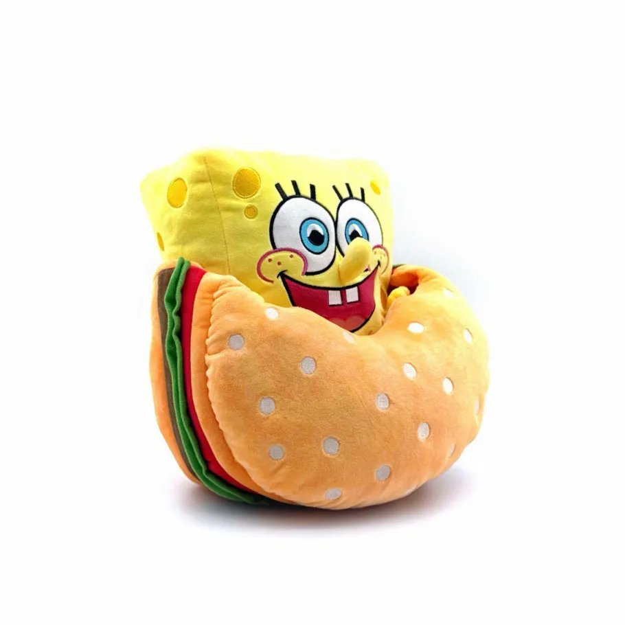 Designer Plush>SpongeBob SquarePants - Krabby Patty 9" Plush
