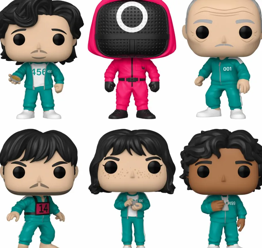 Pop! Bundles>Squid Game - Red Light, Green Pop! Vinyl Bundle (Set of 6)