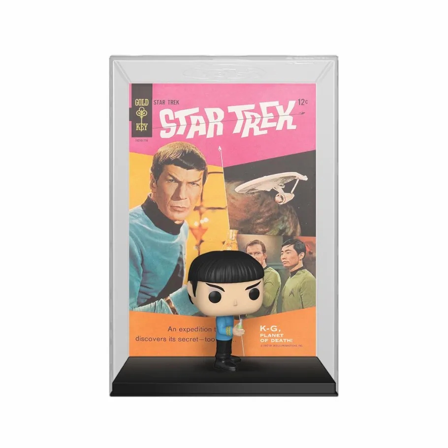 Designer Vinyl>Star Trek - Spock in front of Issue #1 Pop! Comic Covers Vinyl Figure