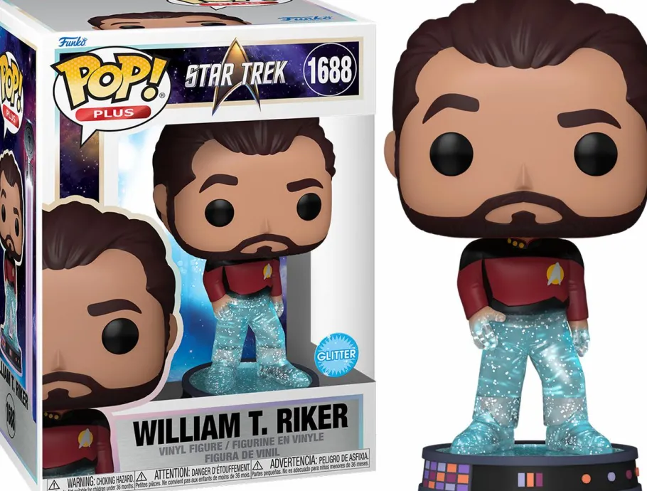 Standard Pop!>Star Trek - Transporting William T. Riker Pop! Plus Vinyl Figure