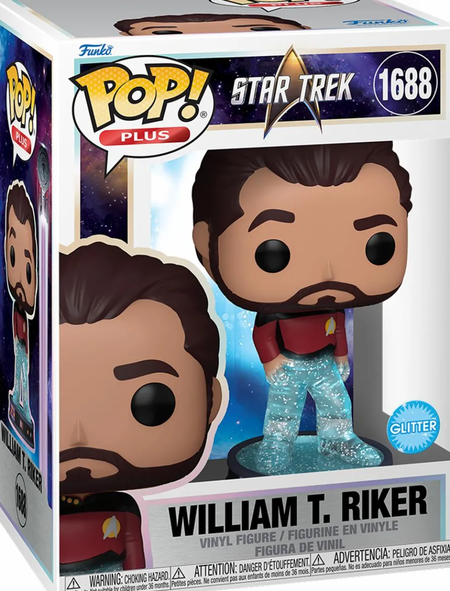 Standard Pop!>Star Trek - Transporting William T. Riker Pop! Plus Vinyl Figure