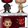 Designer Vinyl>Star Wars - Darth Maul and Obi-Wan Kenobi Vynl. Vinyl Figure 2-Pack