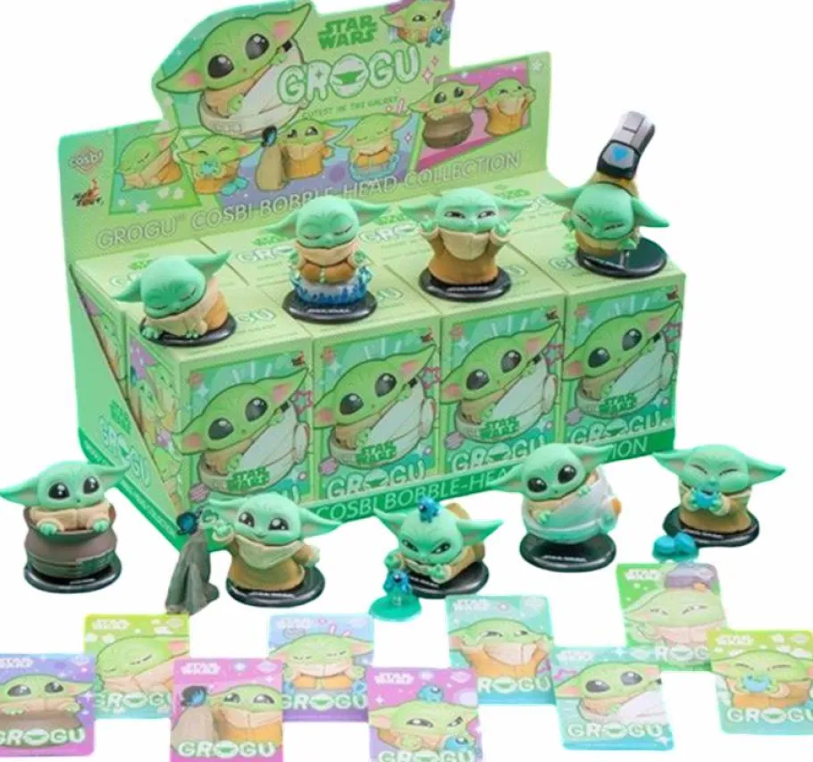 Cosbaby>Star Wars - Grogu Cosbi Bobble-Head Collection Blind Box Hot Toys Figure (Single Unit)