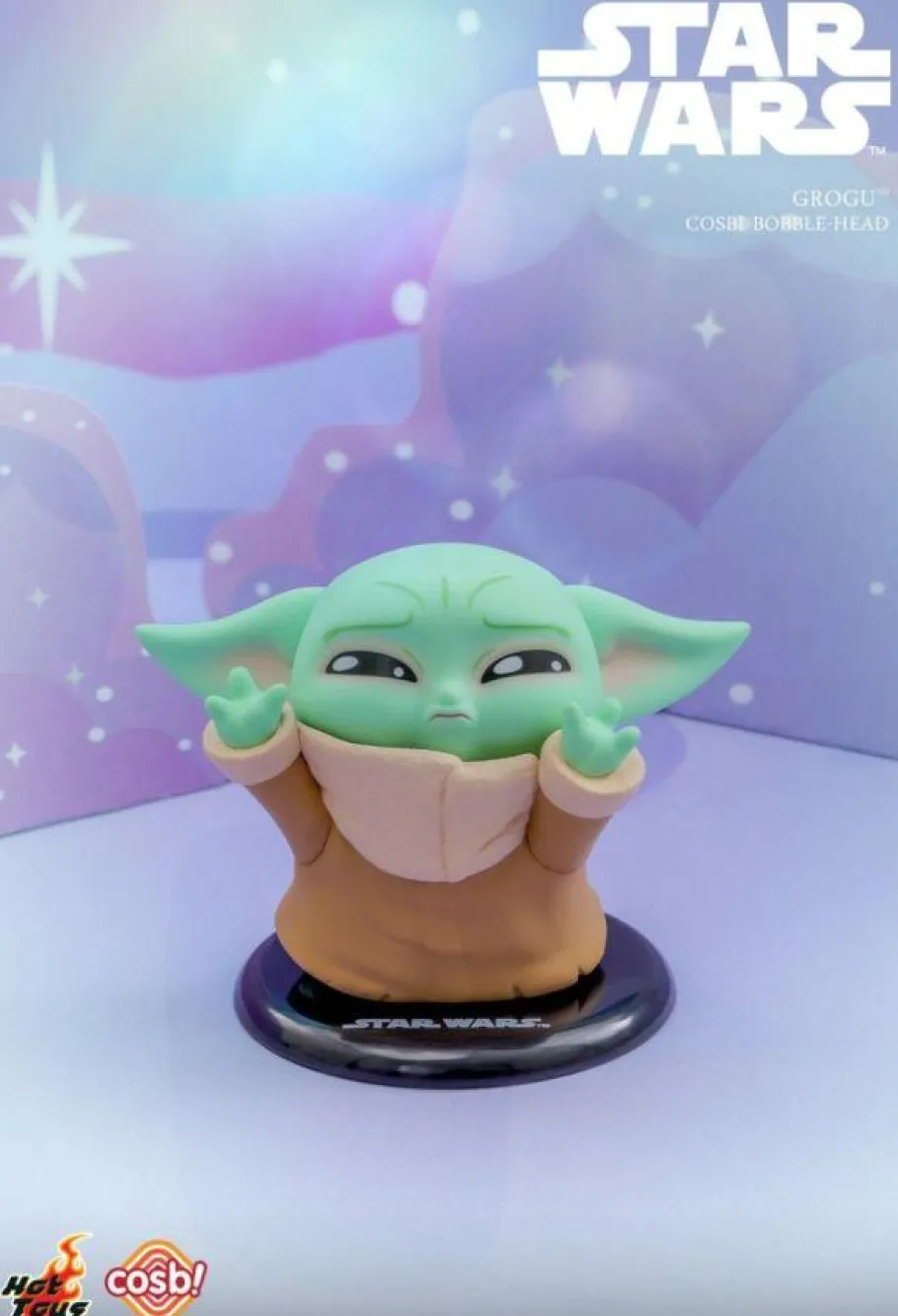 Cosbaby>Star Wars - Grogu Cosbi Bobble-Head Collection Blind Box Hot Toys Figure (Single Unit)
