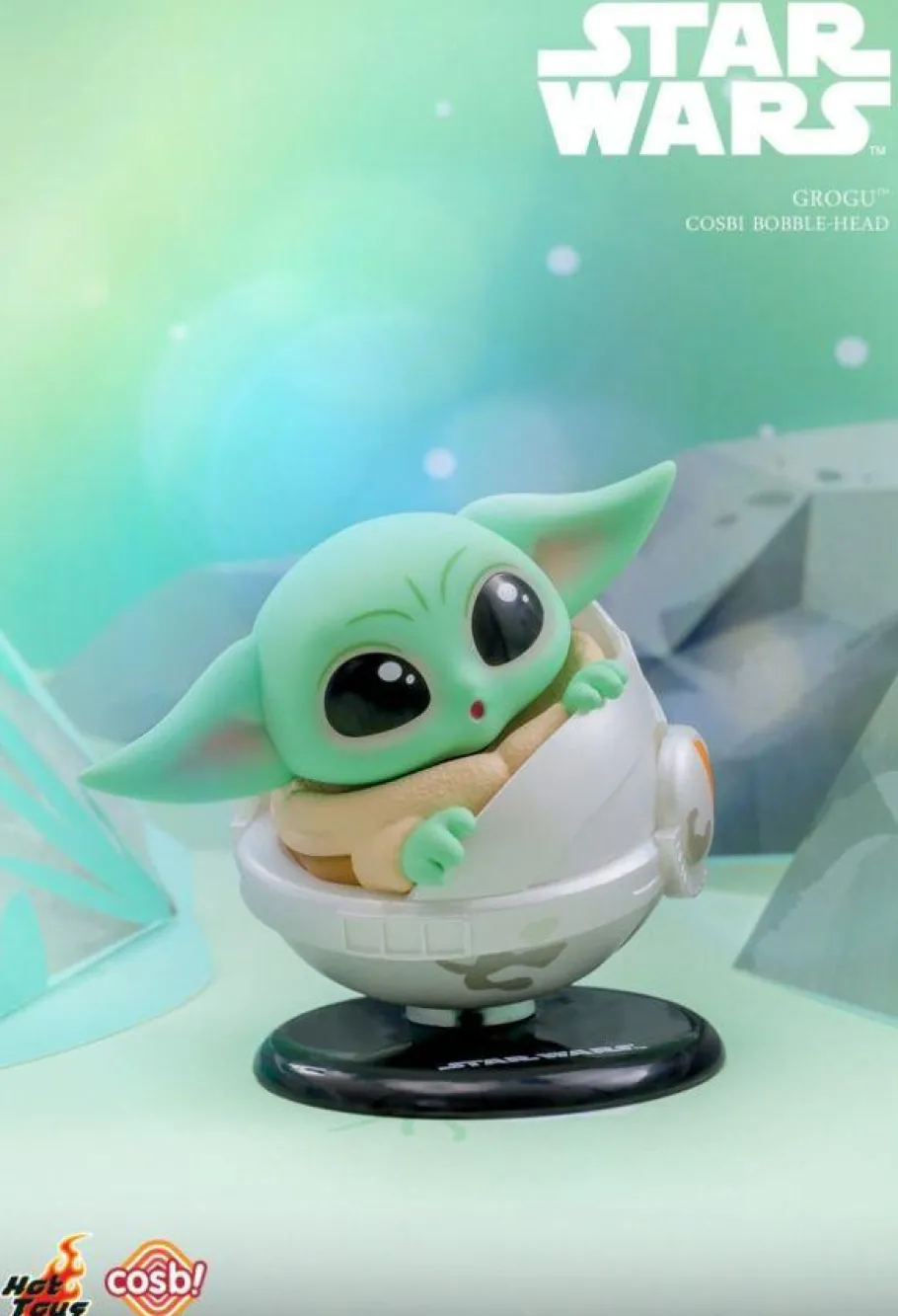 Cosbaby>Star Wars - Grogu Cosbi Bobble-Head Collection Blind Box Hot Toys Figure (Single Unit)
