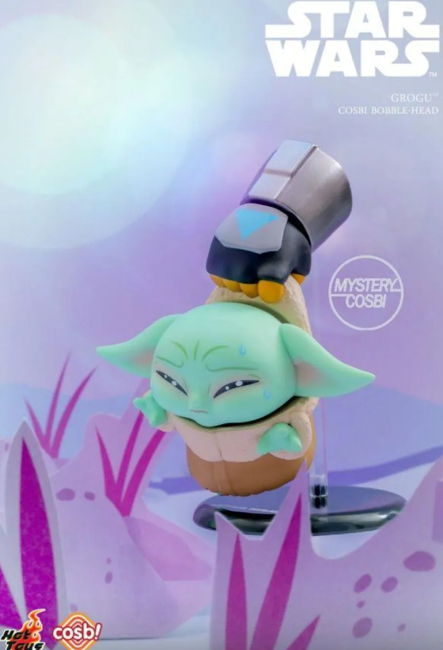 Cosbaby>Star Wars - Grogu Cosbi Bobble-Head Collection Blind Box Hot Toys Figure (Single Unit)