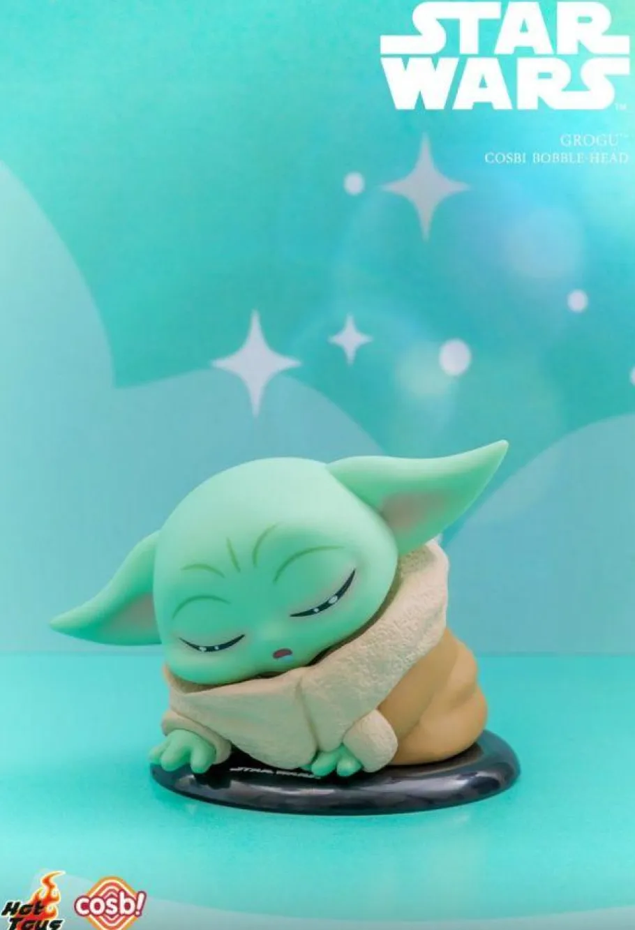 Cosbaby>Star Wars - Grogu Cosbi Bobble-Head Collection Blind Box Hot Toys Figure (Single Unit)