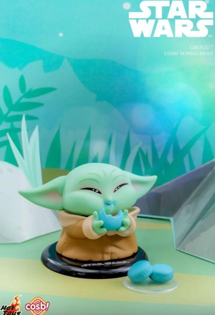 Cosbaby>Star Wars - Grogu Cosbi Bobble-Head Collection Blind Box Hot Toys Figure (Single Unit)